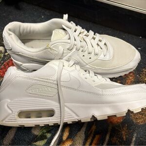Nike Air Max White Athletic Shoes